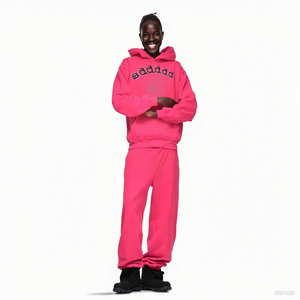 Hoodie Unisex Pria Model Longgar, Dapat Dikustomisasi LOGO, Sweatshirt Rajut Kasual Gaya Jalanan, Cetak Pola Personal untuk Musim Dingin - Product Image 5