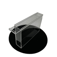 Support de Présentation Moderne de Luxe en Acrylique pour Boîte de Jeu N64, Haute Transparence, Épaisseur 4MM, Couvercle Coulissant, Surface Polie, Écologique