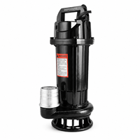 Pompe submersible à broyeur pour eaux usées 0,5 CV 370 W 220 V 50 Hz, haute pression, grand débit, pour fosse septique, boues et eaux usées, pour l'irrigation