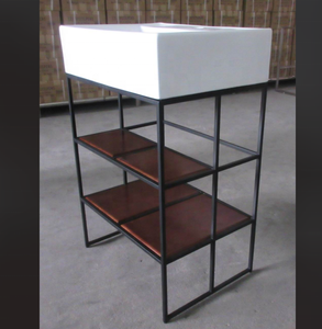 Meubles sous <span class=keywords><strong>lavabo</strong></span> vasque Suisse Unidades de <span class=keywords><strong>lavabo</strong></span> <span class=keywords><strong>Lavabo</strong></span> suizo Pedestal de cerámica Tocador Baños tocador de metal consola - Product Image 2