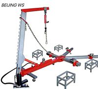 Machine de redressage de châssis automobile Beijing Ws avec bras articulé, banc en acier inoxydable, table de travail 2170x1900mm, certifiée CE/ISO-9001