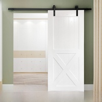 Porte coulissante intérieure de luxe en bois massif composite, porte de séparation pour la décoration de la maison, de la cuisine et de la salle de bain, portes industrielles