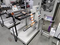 Machine de laminage automatique intelligente Premium Lingtie avec enrouleur, imprimante jet d'encre pour marquage laser et codage de date de validité alimentaire quotidienne