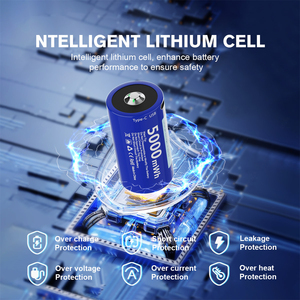 Bateria Recarregável de Lítio Modelo D 1.<span class=keywords><strong>5V</strong></span> com Interface USB Tipo-C, Carregamento de 5000 MAH, Grande Capacidade para Carros Elétricos em Estoque - Product Image 3