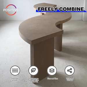 Mesa de comedor redonda de Combinación libre multifuncional, mesa de comedor de madera maciza personalizable moderna, mesa de cocina redonda multiusos - Product Image 2