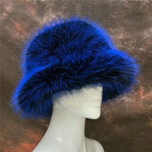 Sombrero de Pescador de Pelo Sintético para Mujer, Colorido, Informal, Cálido, para Pesca, Viajes y Uso Diario - Product Image 3