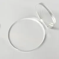 Ronde acrylique disque clair