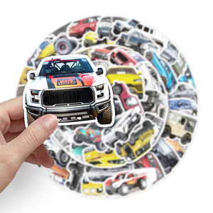 高品質51PCクールクロスカントリー車両漫画ステッカー防水印刷PVCステッカー - Product Image 6