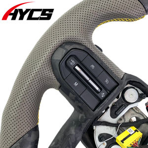 Volante deportivo personalizado de fibra de carbono Real para Chevrolet GMC Yukon Sierra EV GMC Canyon, mejora Interior del coche, compatible con calefacción - Product Image 3