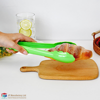 Pince de service durable pour steak, ustensile de cuisine occidentale coloré, en plastique PC écologique avec poignée, idéal pour les buffets et la restauration