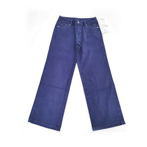 Nuevo estilo de moda, pantalones vaqueros de mezclilla para mujer, pantalones casuales ajustados cómodos de primavera, pantalones de algodón azul Vintage - Product Image 1