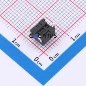 TS013-CBW1FH5.5 Tactile Switch Through hole-4P,6x6mm Switch Single Pole Single Throw Round Button 2.5N Through Hole - Product Image 2