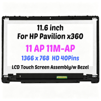 11,6 Zoll für HP Pavilion x360 11-AP 11M-AP0033DX LCD-Touchscreen-Baugruppe mit Blende