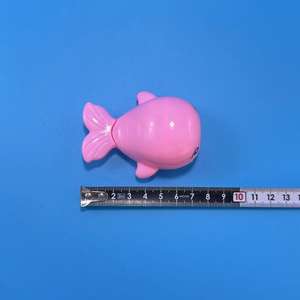 Juguete de delfín de 7.6cm con mecanismo de retroceso, lindo modelo de animal de juguete, 1 yuan, juguete infantil de vendedor callejero, venta al por mayor. - Product Image 4