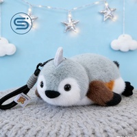 Porte-clés en peluche mini pingouin mignon personnalisé en gros pour enfants, jouets en peluche douce fabriqués par un fabricant d'animaux