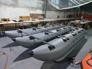 Barco de flotador neumático <span class=keywords><strong>inflable</strong></span> de 4,5 m para barco de pesca <span class=keywords><strong>inflable</strong></span> gran oferta - Product Image 2