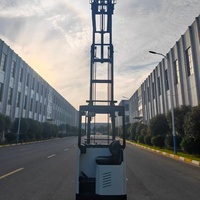 Younglift CQD20B-55 24V Truk Reach Truck Duduk 2000kg Jarak Jangkau Besar Kemudi Elektronik Tarikan Samping Baterai