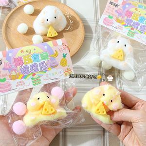 Hamster Squishy Tendance <span class=keywords><strong>TikTok</strong></span>, Jouet Anti-Stress Kawaii en TPR Souple, Cadeau Idéal - Product Image 1