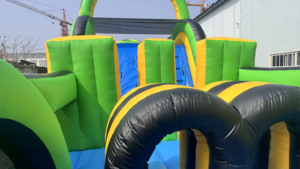 Pista de Obstáculos Inflable de Grado Comercial para Niños y Adultos, Juegos de <span class=keywords><strong>Alquiler</strong></span> para Fiestas al Aire Libre, Material de PVC, 3 Años de Garantía, Fácil Instalación - Product Image 2