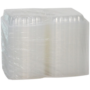8 ''3 kompartemen mengambil makanan kemasan kotak makan siang Mfpp Clamshell wadah makanan sekali pakai untuk makanan panas - Product Image 5