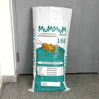 Sac d'emballage tissé en PP laminé BOPP imperméable, personnalisé avec logo et couleur, pour aliments mixtes pour animaux, cafards et insectes, 10kg, 20kg, 50kg