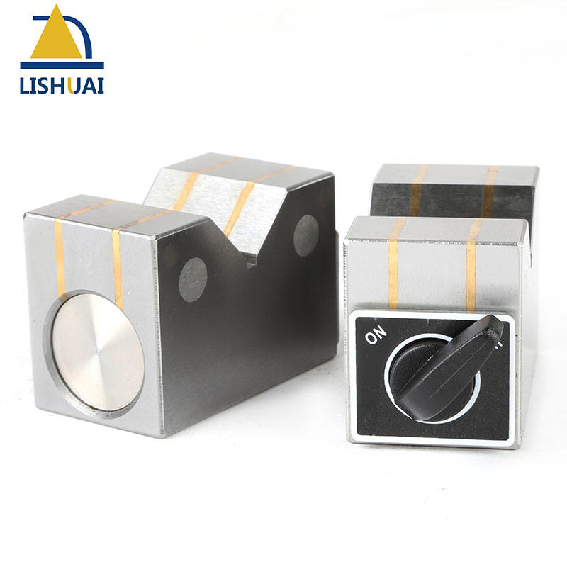 On/off Switch Magnetic V Block - Permanent Industrial Magnet