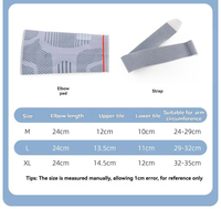 Protège-coude en silicone tricoté en nylon respirant de conception professionnelle 3D haute élasticité soulagement de la pression Spandex Protection genouillères
