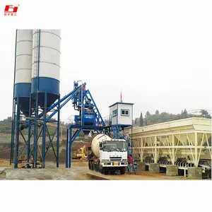 HZS60 impianto di betonaggio impianto di miscelazione polvere secca pronto per la vendita e produttori di impianti di betonaggio medio piccoli