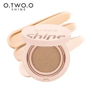 O.TW O.O Private Label Cosmetics CC Cream Air Cushion Foundation Maquillaje Corrector Control de aceite Natural Brightening BB Cream