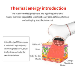 High Frequency Anti-Aging Face Lifting Beauty <b>Machine</b> USB Hot Cold Face Massager Handheld Facial Skin - Product Image 4