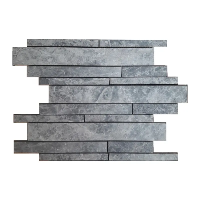 Casuale Tundra Grigio Mosaico di Marmo