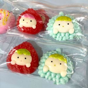 ของเล่นบีบผลไม้สุดน่ารักสำหรับเด็ก - ของเล่นเหนียวขายดี น่ารัก บรรเทาความเครียด เหมาะเป็นของขวัญสำหรับวัยรุ่นและผู้ใหญ่ ของชำร่วยงานปาร์ตี้ - Product Image 1
