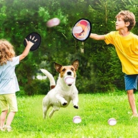Jeu de Pêche à la Balle pour Enfants, Jouets de Sport d'Extérieur et d'Intérieur, Ensemble de Lancer et d'Attraper avec Balle Collante