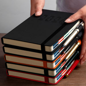 Agenda A5 <span class=keywords><strong>a</strong></span> <span class=keywords><strong>Righe</strong></span> Verticali con Copertina Rigida, Nuovo Design per Affari e Scuola, Planner Giornaliero Regalo - Product Image 1