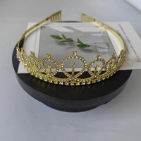 Kit de ceinture scintillante en or rose et diadème en strass pour fête d'anniversaire de fille et cadeaux pour l'obtention du diplôme et Thanksgiving