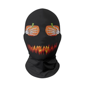 Cagoule de ski unisexe en polyester pour Halloween et Noël, motif Clown Maléfique Saignant, avec nez rouge, pour carnaval et déguisement - Product Image 6