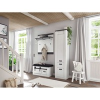 Fournisseur chinois d'arbre moderne en bois de 3 pièces pour hall, ensemble de tiroirs miroir, étagère à chaussures pour maison de campagne, armoire, rangement, meubles d'entrée