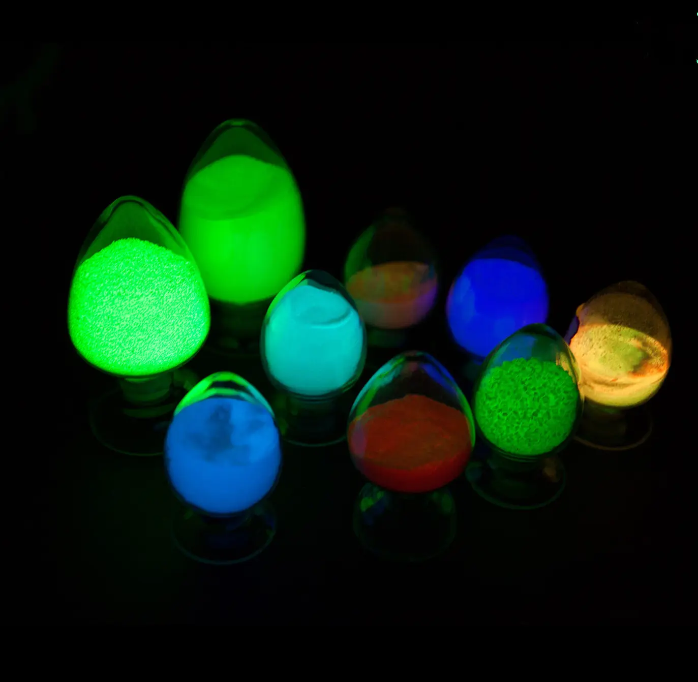 Junting Meerdere Kleuren Fotoluminescent Pigment Gloed In Het Donkere Poeder Noctilucent Poeder Voor Coating Stof