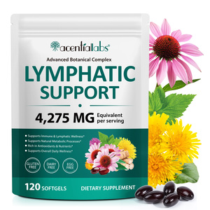 Acentiallabs 120 Gélules Souples Soutien Immunitaire et Métabolique Antioxydant Complément Alimentaire Soutien Lymphatique Gélules Souples - Product Image 1