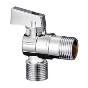 Robinet d'angle en laiton chromé forgé DOZ 10 bars, filetage femelle/mâle 1/2 pouce pour machines à laver, usage domestique facile - Product Image 4