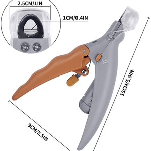 קוצץ ציפורניים לחיות מחמד מפלדת אל-חלד עם אישור CE, מופעל על ידי סוללה, מספריים בטוחים ופשוטים לקיצוץ ציפורניים של זוחלים - Product Image 6