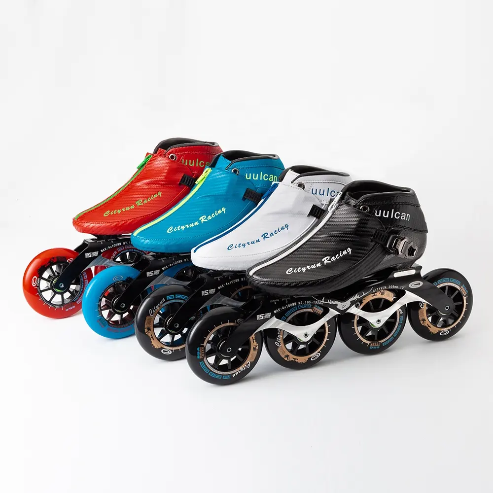 Grosir City Run Sepatu Roda Inline Balap Serat Karbon, Sepatu Roda Inline Uniseks Dewasa Slalom untuk Dewasa