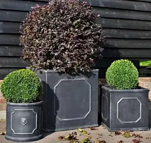 New Outdoor Design Wholesale Estate Fiberstone Garden Pots And Planters