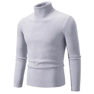 Coltrui Met Hoge Hals Voor Mannen Thermisch Polyester Losjes Groothandel Gebreide 2023 Nieuwste Sweater Ontwerpen Voor Mannen