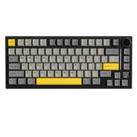 ATTACK SHARK X820 Ultra Mechanical Keyboard Tri-mode Wireless Gasket Mount 75% Layout Smart TFT Color Screen RGB Knob Hot-swap