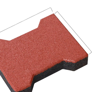 חצר אחורית עמידה בפני שחיקה אזור משחק מגרש מרוצי מחברים מחצלות רצפת כלב עצם גומי בצורת I אריחי רצפת מסלול - Product Image 1