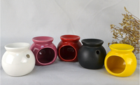 Bougeoir en céramique rond de luxe fait main Offre Spéciale personnalisable cadeau de noël décor à la maison matériel de poterie