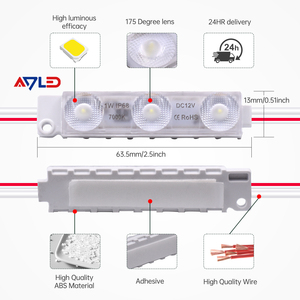 Sáng IP68 không thấm nước 2835 SMD 3 <span class=keywords><strong>LED</strong></span> mô-đun ánh sáng dấu hiệu đèn DC 12V ngoài trời <span class=keywords><strong>LED</strong></span> Strip cho các biển báo hiển thị thương mại chiếu sáng - Product Image 1