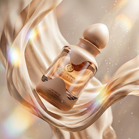 Glacial Mint 100ml Parfümflasche - Mattiertes Türkisglas für Frische, Ozeanische Düfte