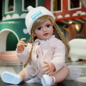 Muñecas Bebé <span class=keywords><strong>Reborn</strong></span> Personalizadas WYL, Muñecas de Silicona de Cuerpo Completo Realistas, Juguetes para Niñas, Muñeca Princesa de Moda de 22 Pulgadas, Juguetes Bebé <span class=keywords><strong>Reborn</strong></span> - Product Image 2